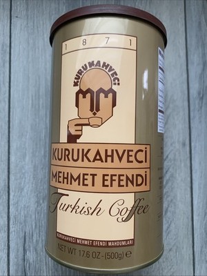 Kurukahveci Mehmet Efendi Turkish Coffee  17.6 oz Expires 09/2027