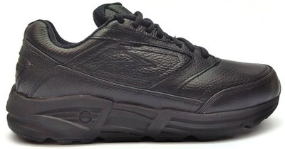 Brooks Women's Addiction Walker Walking Shoes Lace Up Leather Athletic Sneakers