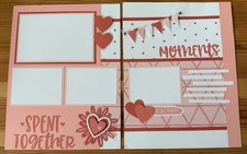 4 Double Page Cut Above CTMH Scrapbooking Layouts 8.5X11 - ScrapAttic