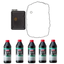 Auto Transmission Filter Kit + Drain Plug Seal + 5L ATF Fluid for HYUNDAI KIA