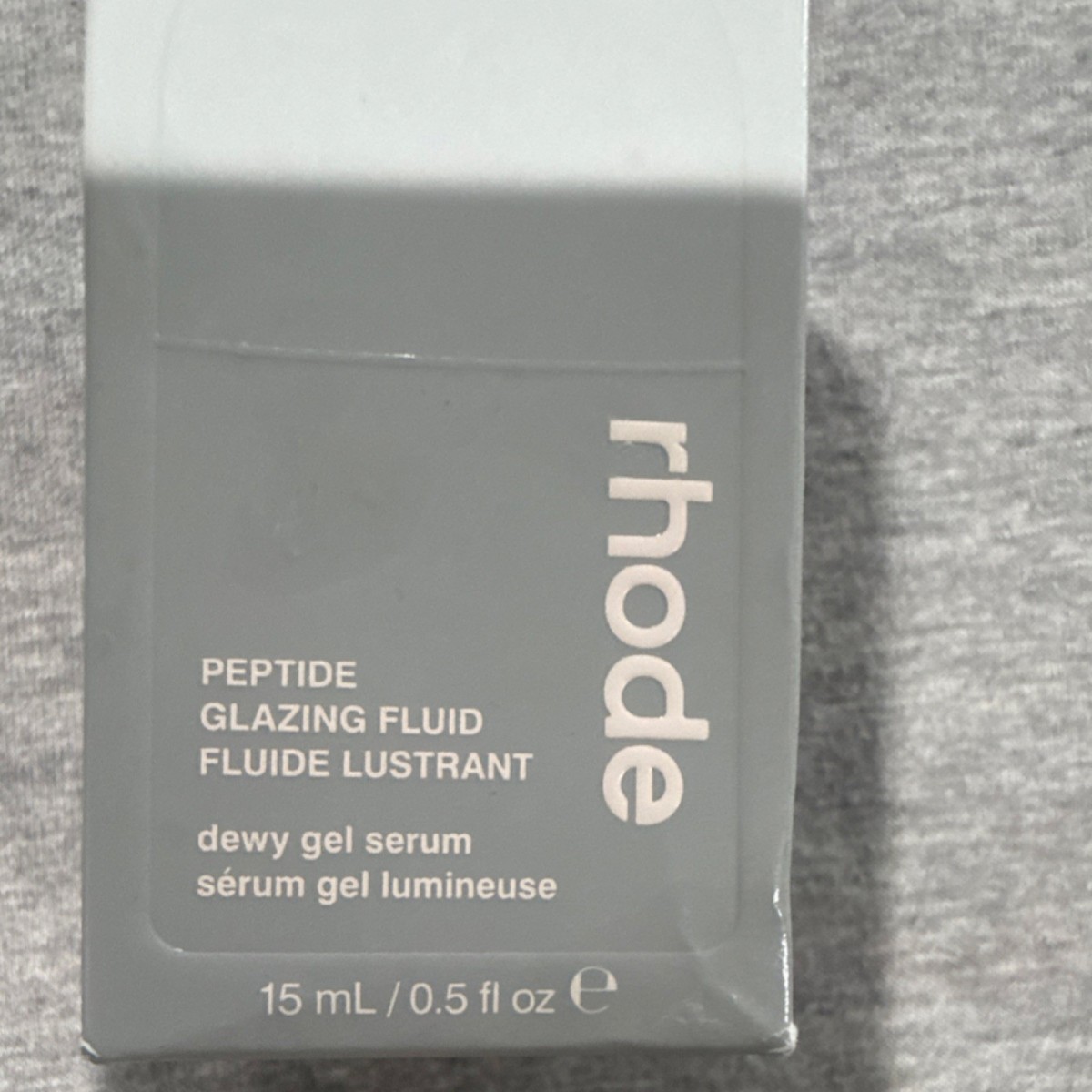 rhode Peptide Glazing Fluid Dewy Gel Serum Moisturizer 15mL Daily