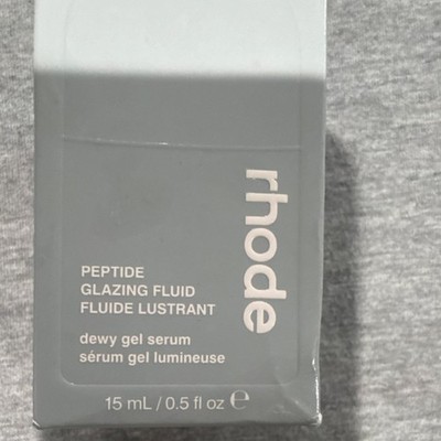 rhode Peptide Glazing Fluid Dewy Gel Serum Moisturizer 15mL Daily