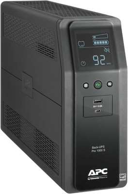 UPS Back-Ups Pro 1000VA Sinewave UPS with 10 Outlets & USB Charging Ports