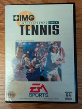 IMG International Tour Tennis (Sega Genesis 1994) No Manual Blockbuster stickers