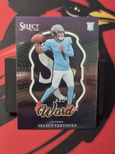 2025 Panini Select - Select Certified Rookies Cam Ward #2 (RC)