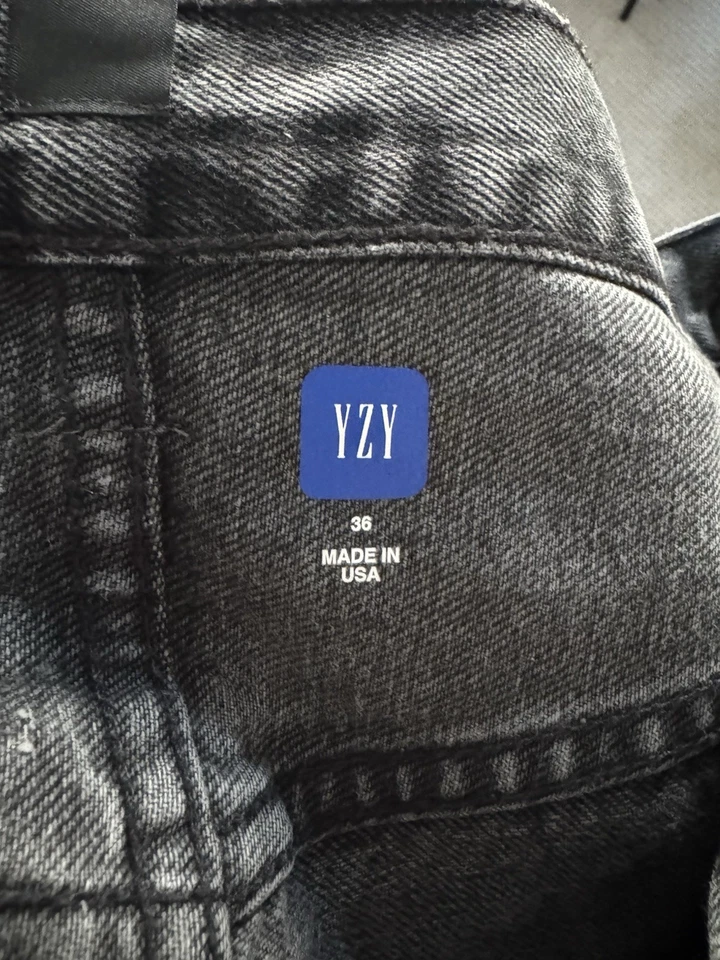 Yeezy gap 5 Pocket Denim Pants Grey Wash 36W - Image 4 of 4