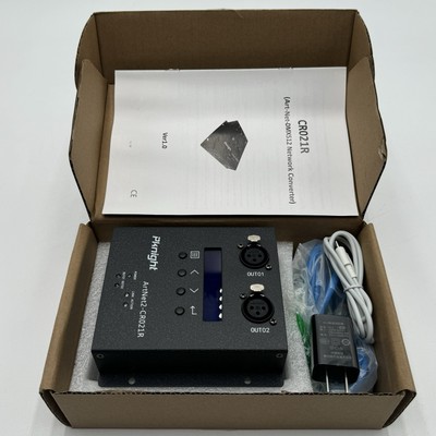 ArtNet2-CR021R 2CH Artnet to Dmx512 Network Converter 1-Ch Artnet 2-Ch Dmx512