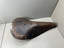 Sella in cuoio bicicletta epoca Cicli Tuder Reggio E. leggi descrizione