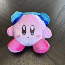 Kirby Super Star Ultra Original Pink Kirby Plush Doll Soft Toy Teddy 5.25"