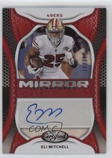 2022 Certified Mirror Signatures Red 10/35 Elijah Mitchell Eli #MS-EM Auto 0o4t