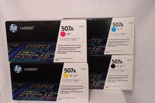 HP 507A CE401A CE402A CE403A CE400A Toner LaserJet Enterprise 550 MFG Date 2012.