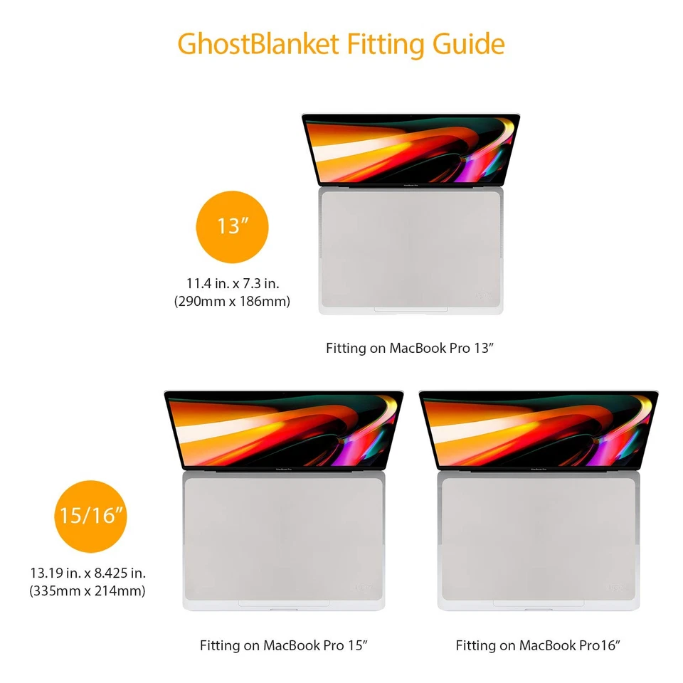 MacBook Pro/Air 13" 14" 15" Screen Keyboard Imprint Protection Cloth - Image 2 of 4