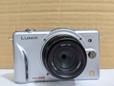 Panasonic LUMIX DMC-GF2 Silver 12.1MP Micro 4/3 Digital Camera