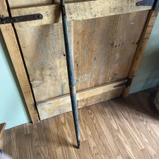 Antique Primitive Single Tree Yoke Horse Ox Mule Harness Hitch Wood Iron 45.5 in