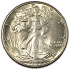 1944-P Walking Liberty Silver Half Dollar Brilliant Uncirculated BU+