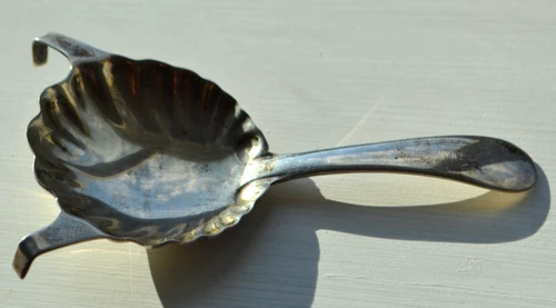 Gorham Florence? 3.5" Sterling .925 Silver Brandy Warmer Spoon Shell 23g .8oz