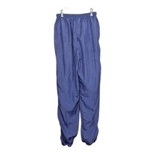 Windpants Women's M Nylon Vtg Athletic Windbreaker Lined Joggers 80's 90's Retro