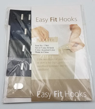 Easy Fit Hooks for Slacks Skirts, Waistband Extenders New Set 5 colors Adjustabl