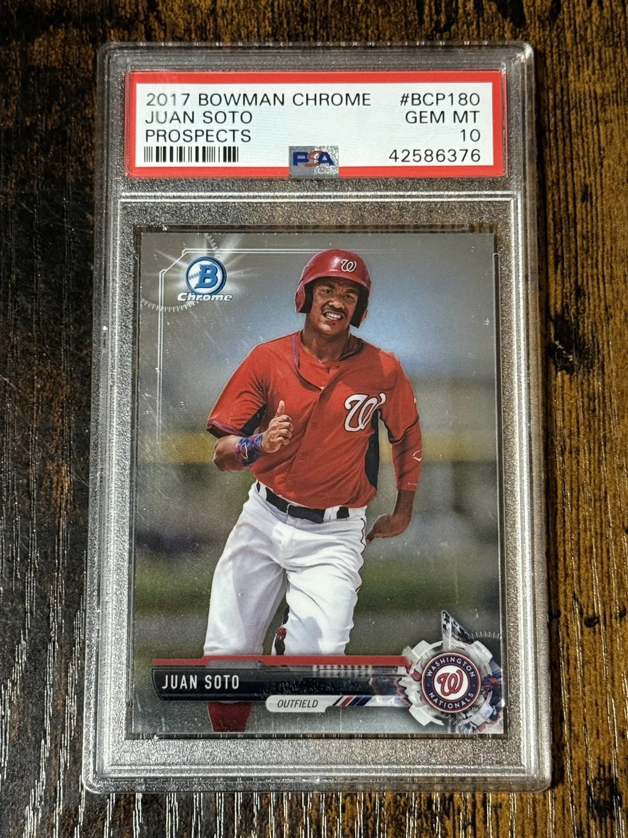 Bowman Juan Soto Baseball 2017 Season Sports Trading Cards
