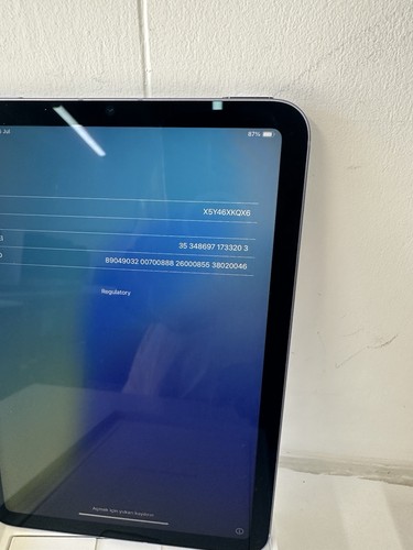 iPad Mini (6th Gen) 256gb Wifi+5g Purple As New Condition - Picture 4 of 10