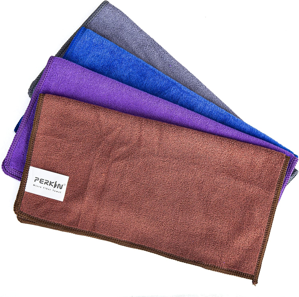 4 Pack Microfibre Multi-Purpose Cleaning Cloths Glass Floor Cleaning ...