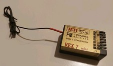 Jeti 7-Kanal Empfänger 40Mhz FM winzig Robbe Futaba Graupner JR Rex Top