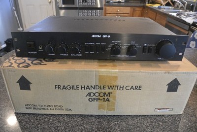 Exc Adcom GFP-1A Vintage Stereo Preamp Preamplifier Phono USA