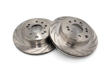 ROFU - Max Street Friction Slotted 30mm Front Rotors PAIR - Nissan 300ZX Z32 - 4