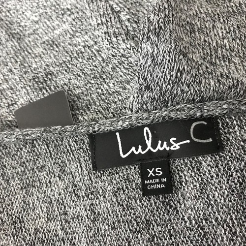 Lulu’s Twist Connection Backless Sweater XS Grau Langarm Pullover Oversized - Bild 3 von 7