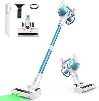 Cordless Stick Vacuum Cleaner, 18KPa Suction Power, Lightweight & Rechargeable.