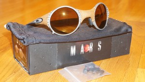 OAKLEY-New-Sunglasses-MARS-Leather-Gold-Iridium-04-104-serial-M-009999-Jordan