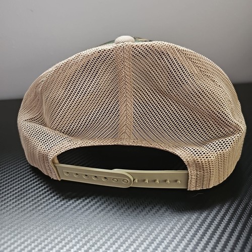 NWOT Leupold Optics Leather Flag Truckers Snap-Back Bottomland Camoflauge Hat - Picture 3 of 8