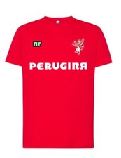 T SHIRT MAGLIETTA RETRO VINTAGE AC PERUGIA CALCIO SPONSOR PERUGINA