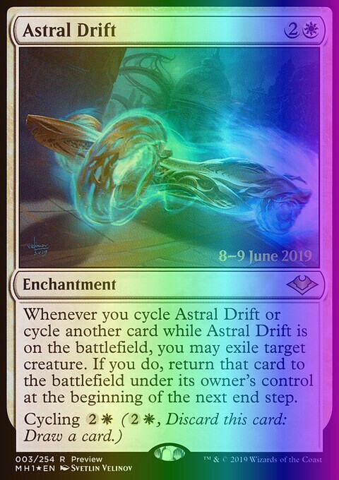 mtg astral cards Magic the Gathering MTG Astral Drift (3) Modern Horizons Promos LP FOIL