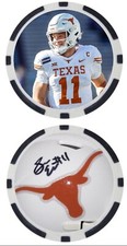 SAM EHLINGER - TEXAS LONGHORNS - NOVELTY - POKER CHIP  ***SIGNED***