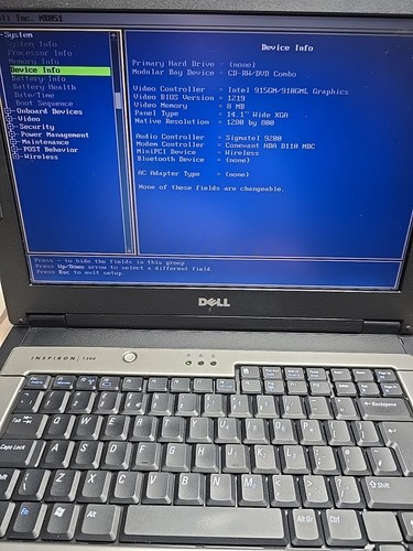 Dell Inspiron 1300 Celeron M 1.6GHz 512mb Ram Untested Read Description - Picture 5 of 21