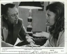 1976 Press Photo Actors William Holden & Faye Dunaway in "Network" - pip00928