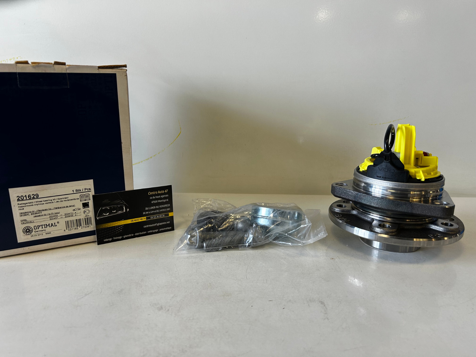 Kit roulement de roue OPTIMAL 201629 pour entretien Opel Zafira B