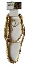 6ft Rustic Wooden Bead Garland Made In India