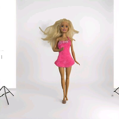  Sweetheart Barbie Doll Blonde Pink Dress wrong doll Underwear C426G 