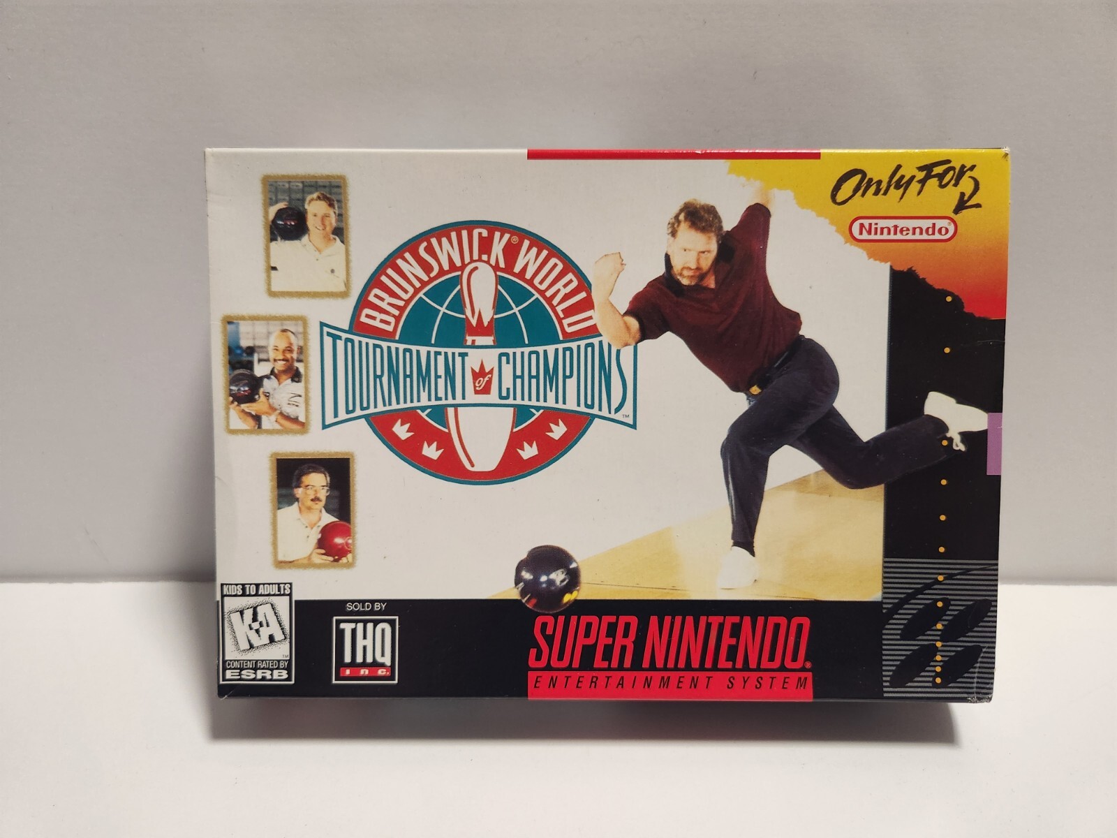 Brunswick World Tournament of Champions (Super Nintendo) SNES Complete TESTED