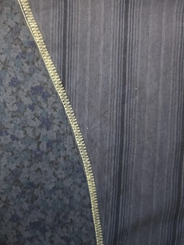 7 Rizzoli Italy Button Up Men's Shirt  Size XL Blue Stripes/floral - Изображение 2 из 4