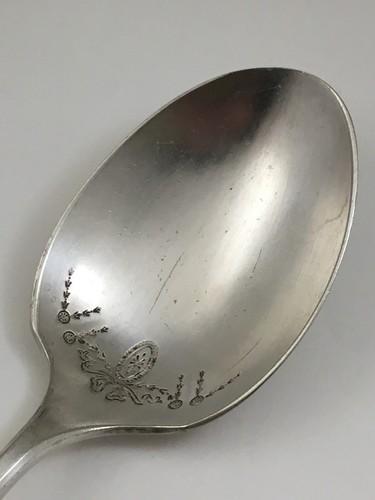 Adam Community Plate Oneida Silverplate 7 7/8" Preserve Spoon - Picture 3 of 7