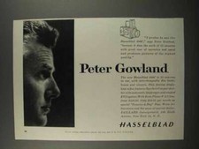 1959 Hasselblad 500C Camera Ad - Peter Gowland