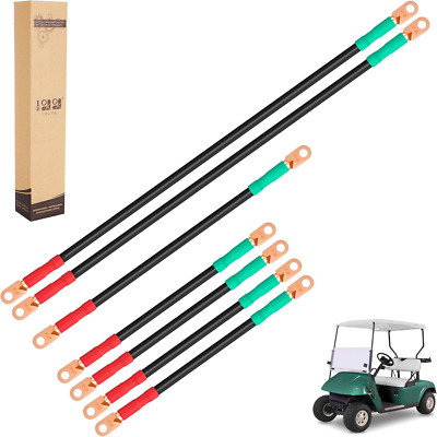Golf Cart Battery Cables Wiring Kit for EZGO TXT & Medalist 1994-Up 36 & 48 Volt