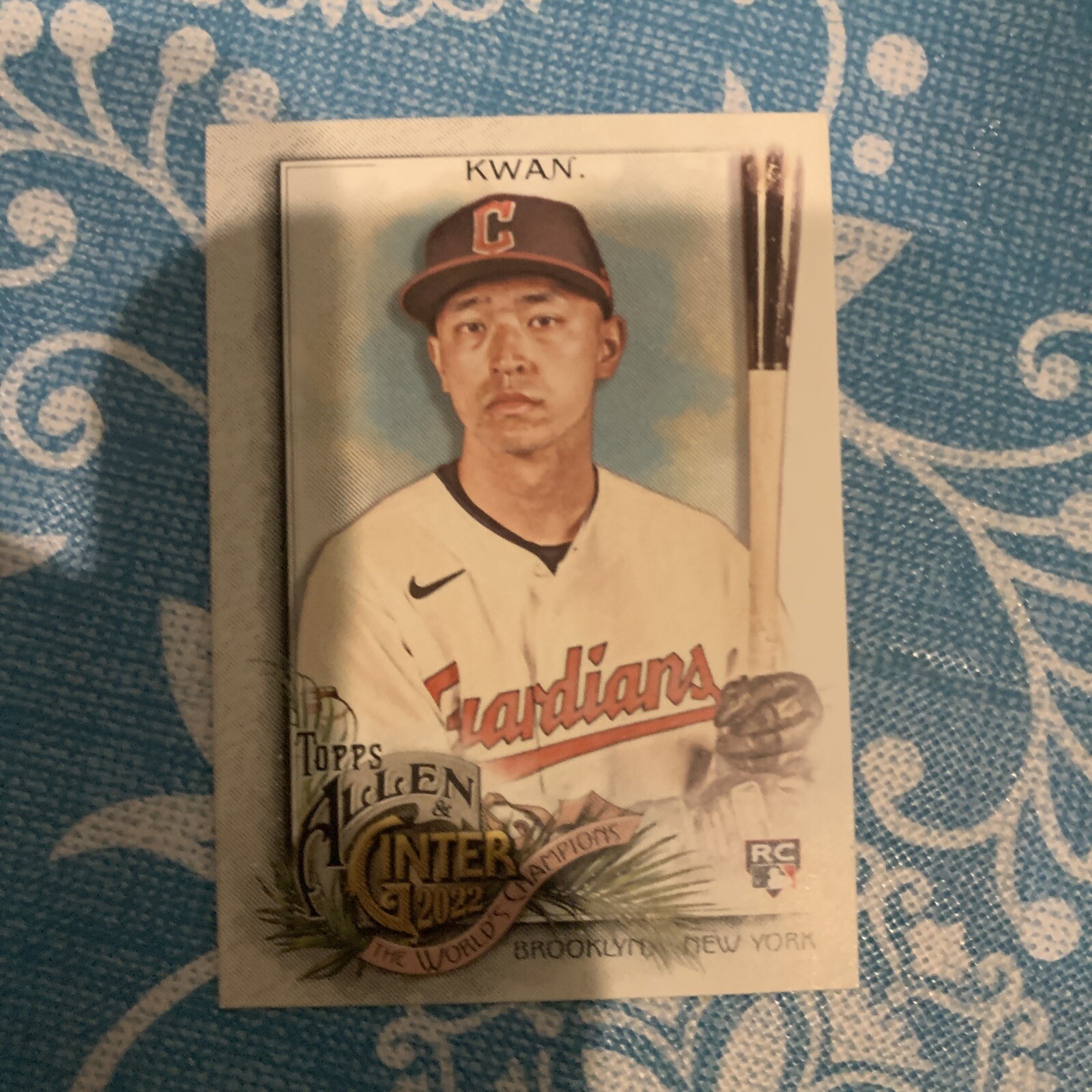 2022 Topps Allen & Ginter #245 Steven Kwan RC Cleveland Guardians Rookie Card