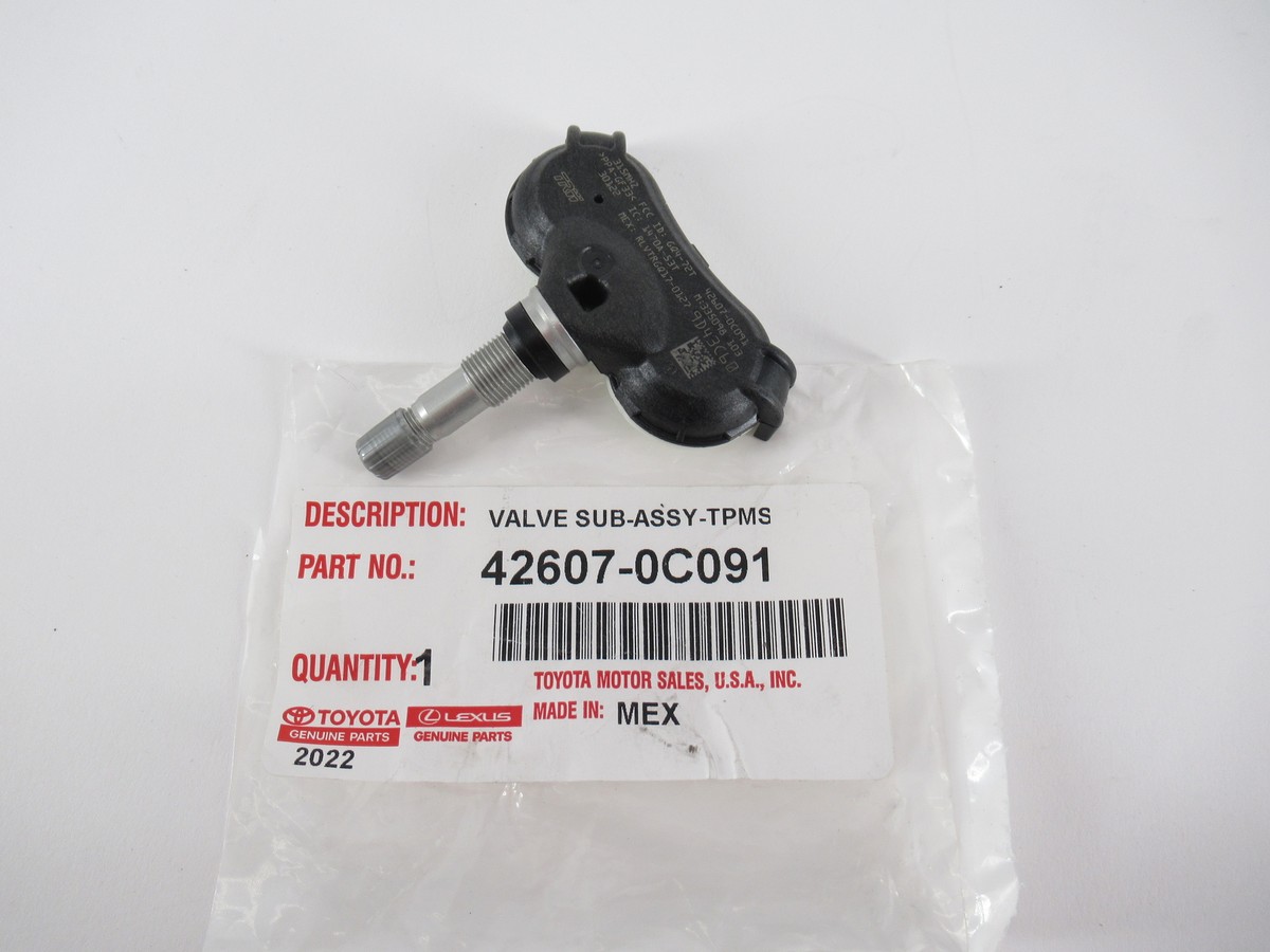 Genuine OEM Toyota 42607-0C091 TPMS Tire Pressure Sensor (1) | eBay