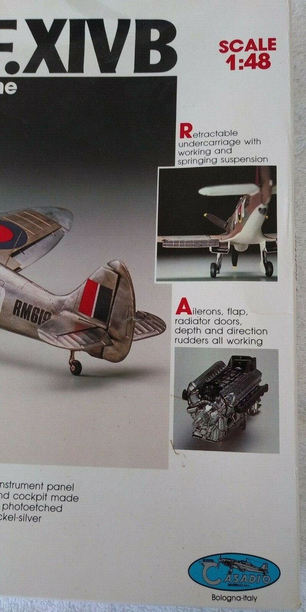 CASADIO 1/48 スピットファイア F.XIVB @ Nuova Casadio Spitfire F. XIVB 1/48 Metal Model | eBay