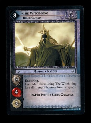 LOTR Lord of the Rings TCG 2004 0P61 The Witch-King, Black Captain