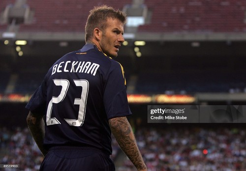 DAVID BECKHAM #23 • LA Galaxy • Player Issue / Match Worn Shirt • MLS 2009-10 - Bild 6 von 8